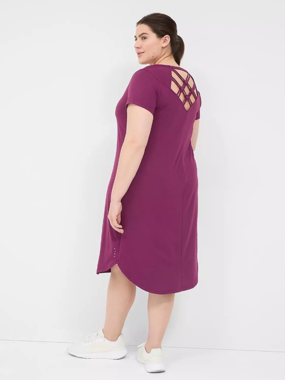 LIVI Active Macrame-Back Dress (Sz 22/24)